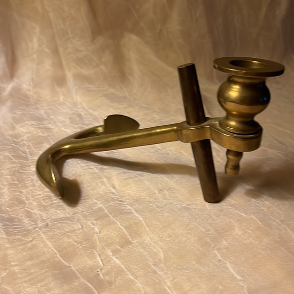 Brass Nautical Anchor Candle Holders- set of 2, vintage - Picture 6 of 12